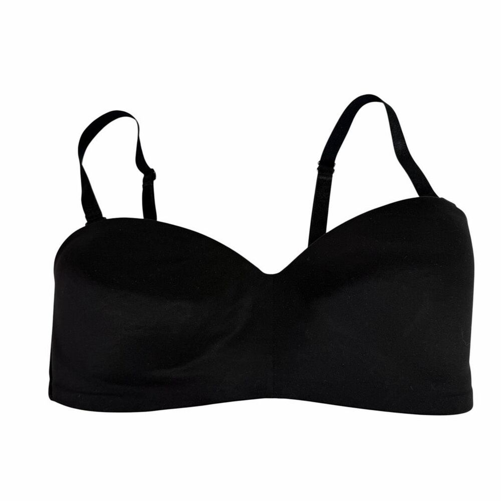 Wacoal 32D Black Staying Power Wire Free Strapless Bra